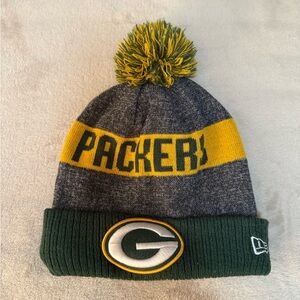 NFL Green Bay Packers Fleece Lined Beanie - Green, Yellow, Gray